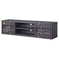 2-Door Metal Frame TV Stand with Shelves G82237