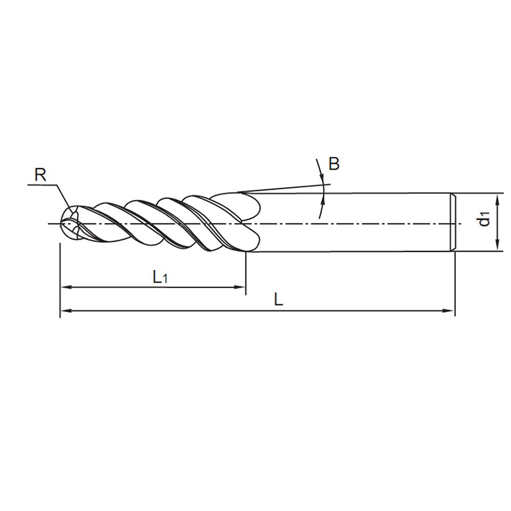 3pcs Tungsten Solid Carbide Router Bits with TiAIN Coated Z13562