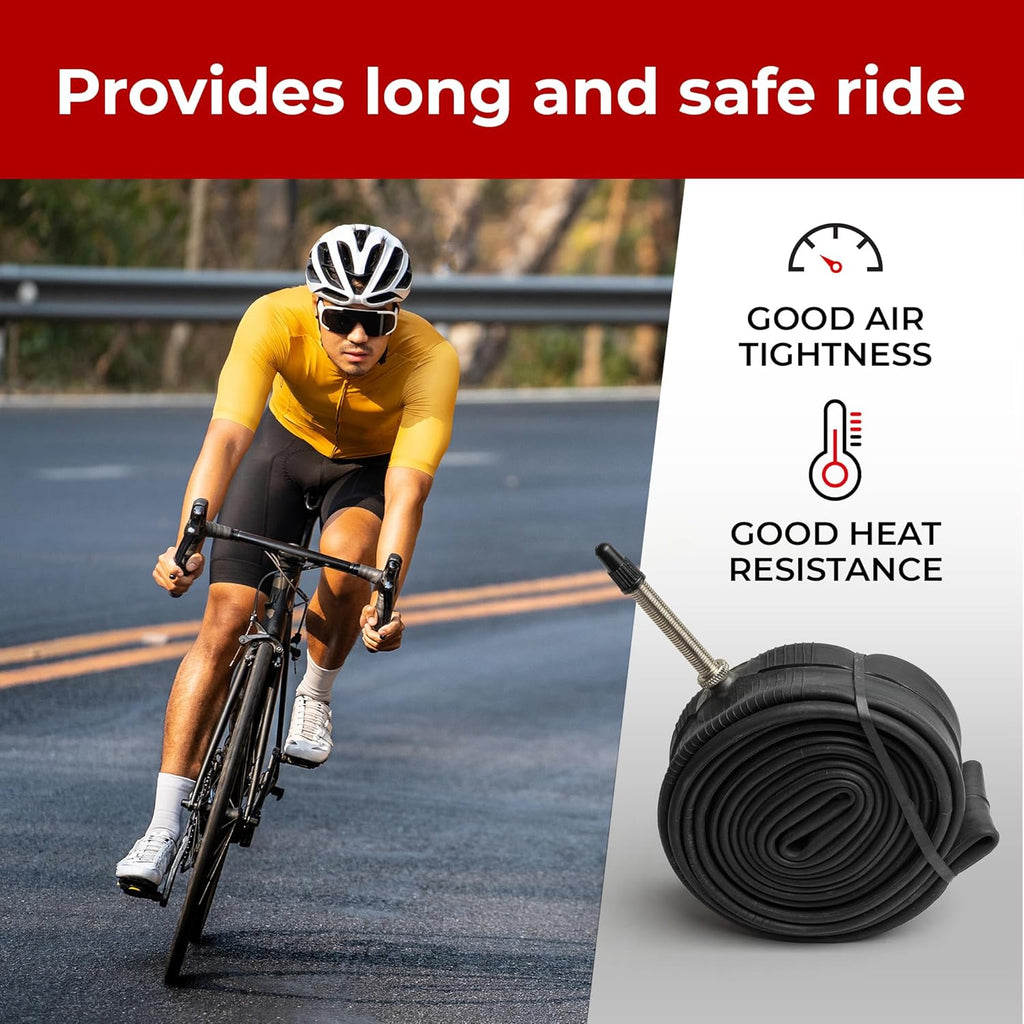 Bike Inner Tube 700x35c / 32c / 38c Presta Valve 48mm Pack of 2 I662