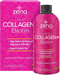 Liquid Collagen + Biotin 2500mg 5000mcg Mixed Berry Flavor 90 Servings K866