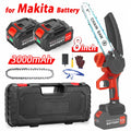 8 inch Cordless Mini Chainsaw with 2 Chains and 3.0Ah Battery X7362