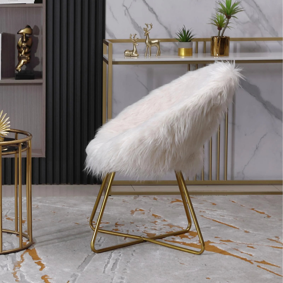 Off-White Bucket Chair H873960
