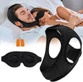 Adjustable Breathable Anti Snoring Chin Strap with Eye Mask V78860