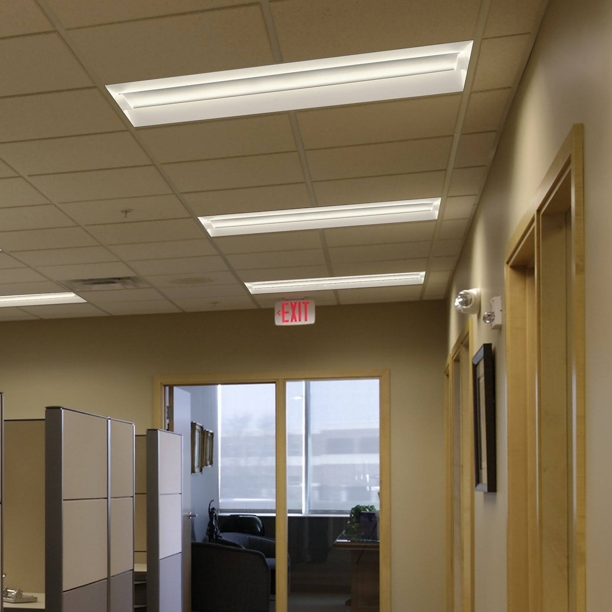 LED Low Profile Recessed Troffer H24488