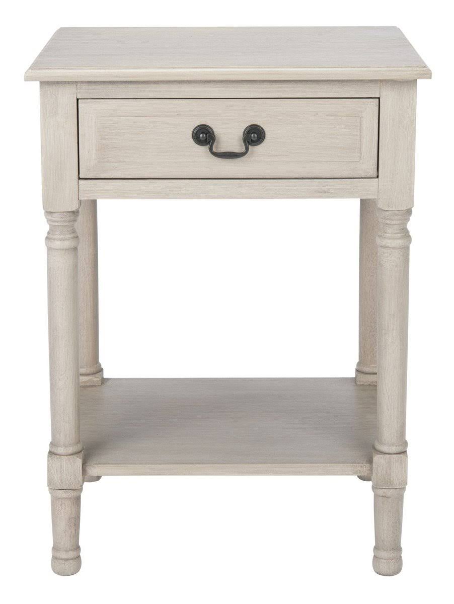 Greige 1 Drawer Accent Table Q823