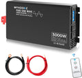3000W Pure Sine Wave Power Inverter DC 12V to AC 110V-130V with Wireless Remote Control and LCD Display B47713