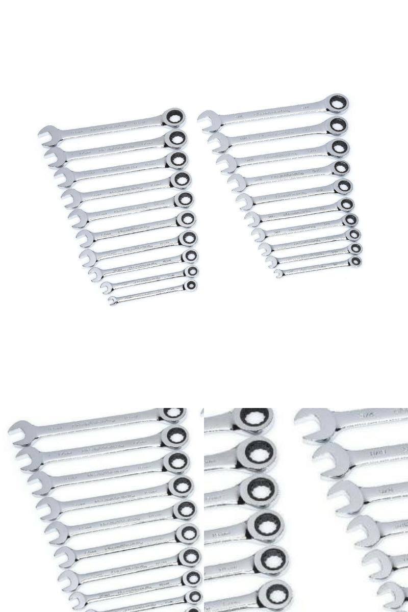 20-Piece Ratcheting Wrench Set SAE and Metric M37046