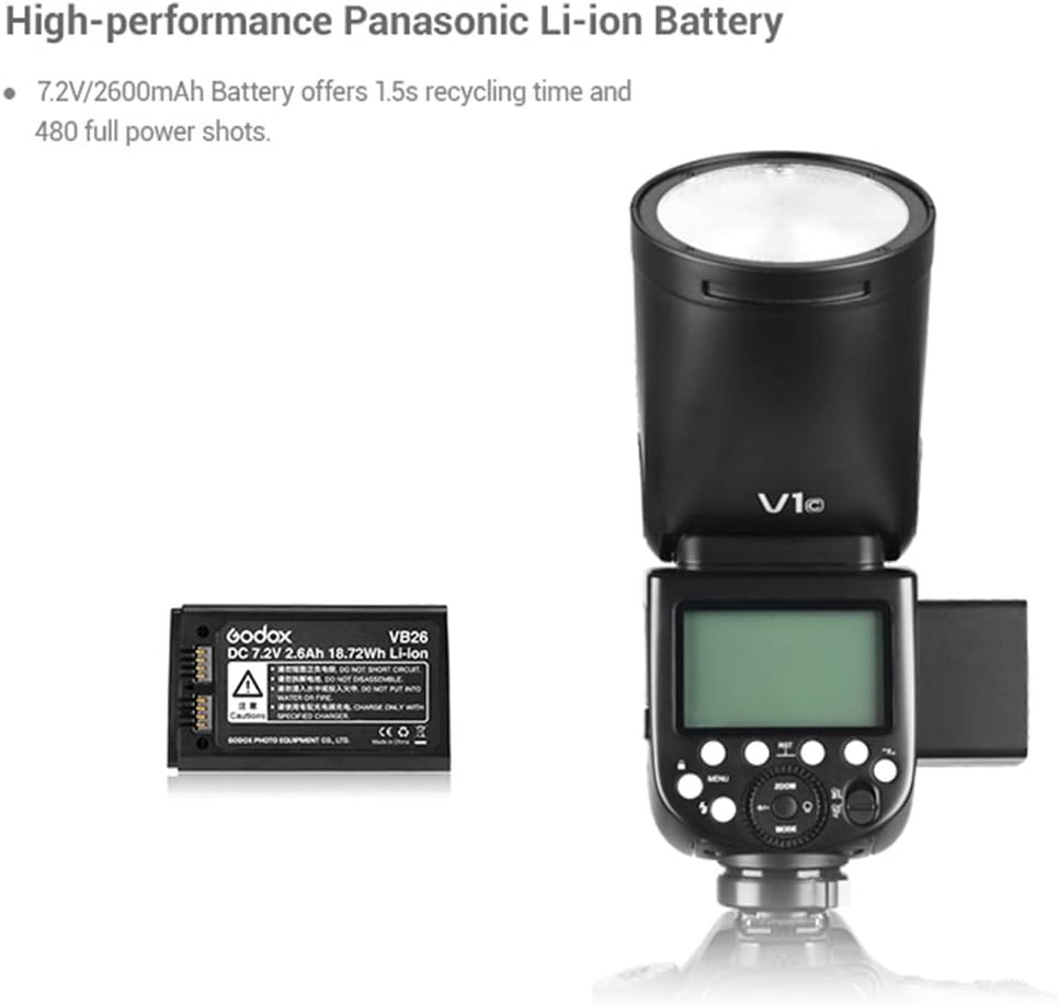 On-Camera Round Camera Flash Speedlight for FUJIFILM Cameras Q300