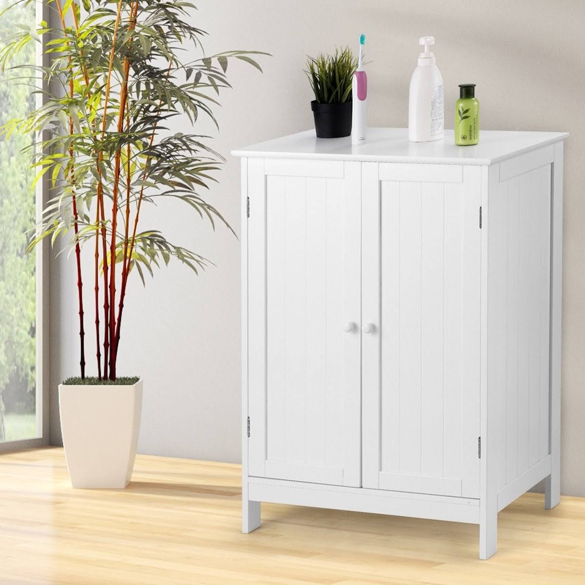 Bathroom Floor Storage Double Door Cabinet C2981