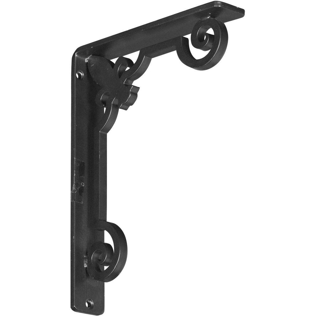 Wrought Iron Bracket Antiqued Warm Silver X404