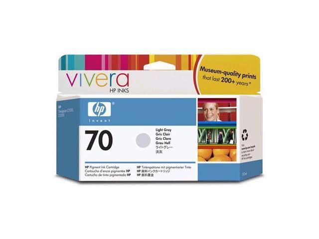HP 70 130-ml Light Gray Ink Cartridge U6179