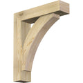 Thorton Block Rough Sawn Bracket with Offset Brace, Douglas Fir N4683