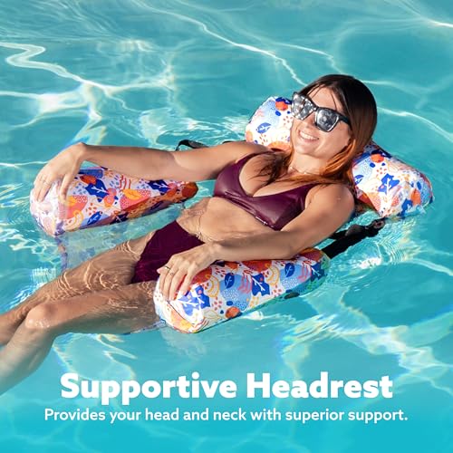2 Pack Inflatable Pool Floating Lounge Chairs V154