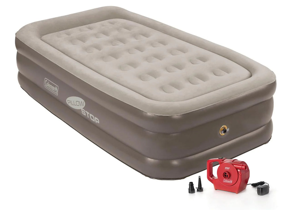 Double-High Airbed with Rechargeable Pump, Twin L587150