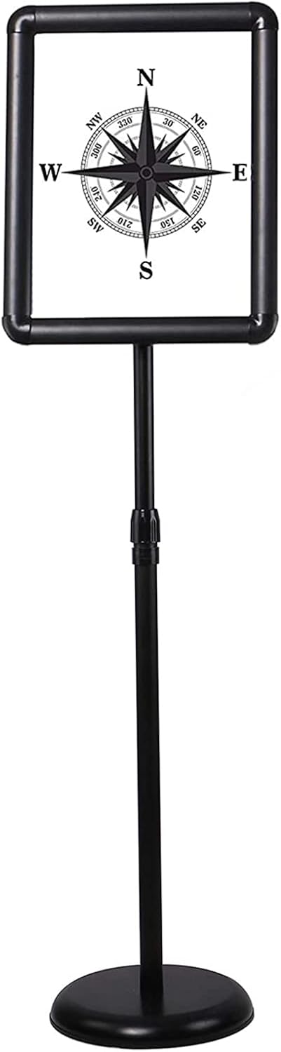 Adjustable Aluminum Sign Holder Stand for 8.5x11 Inches O272