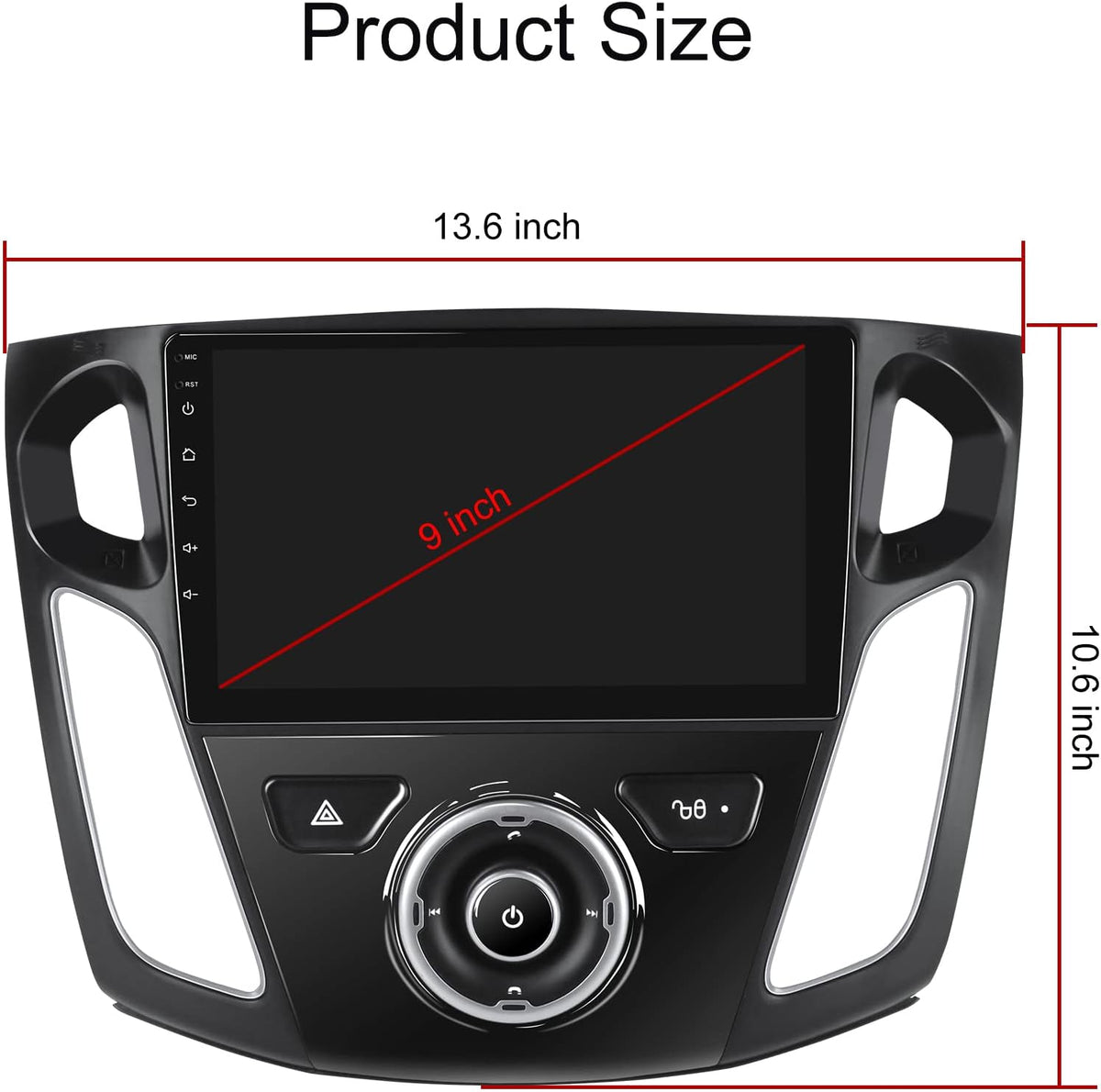 Android 10 Car Radio 9 inch IPS Touch Screen CarPlay Bluetooth A666
