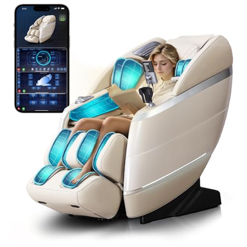4D Full Body Massage Chair with Zero Gravity Recliner Grey K790902