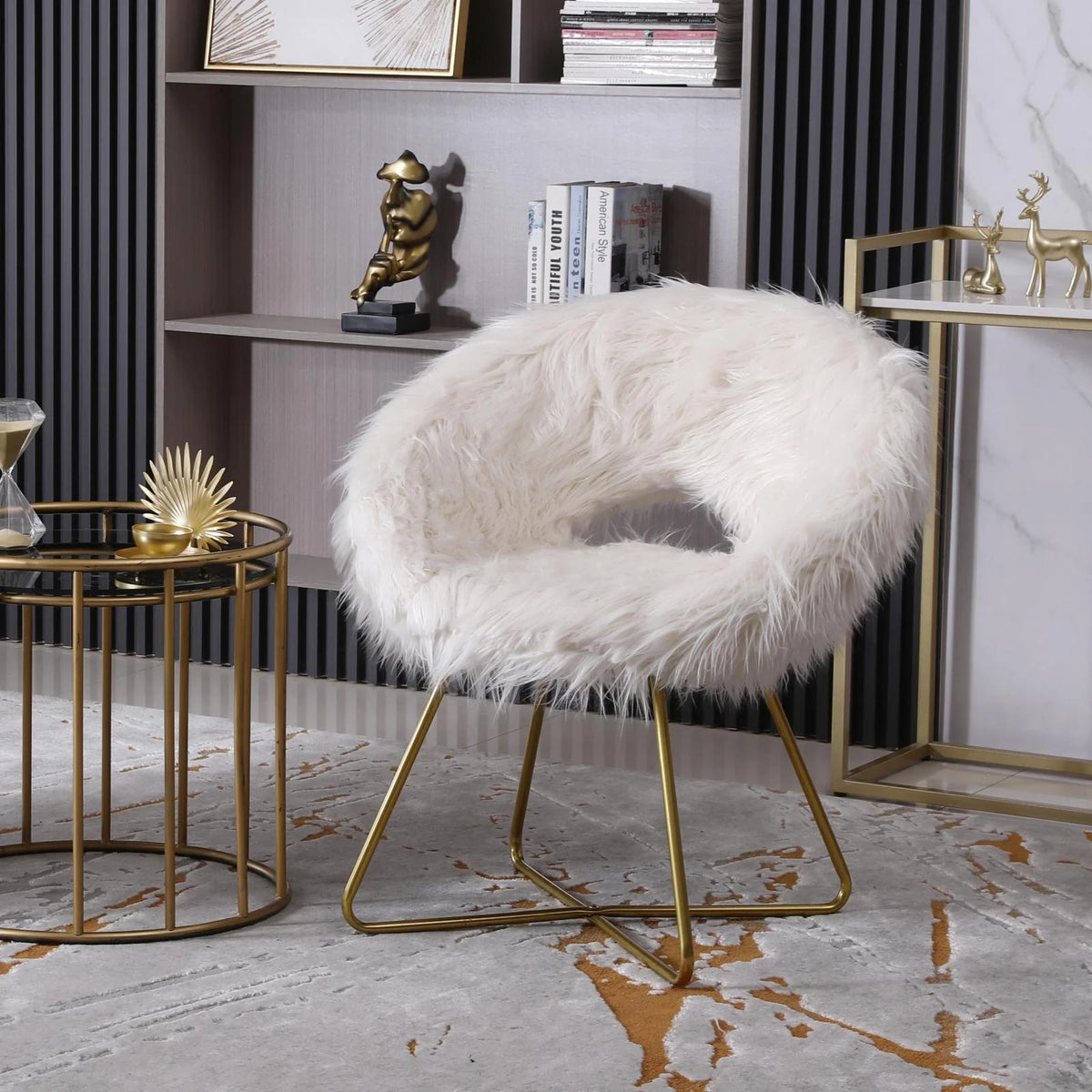 Off-White Bucket Chair H873960