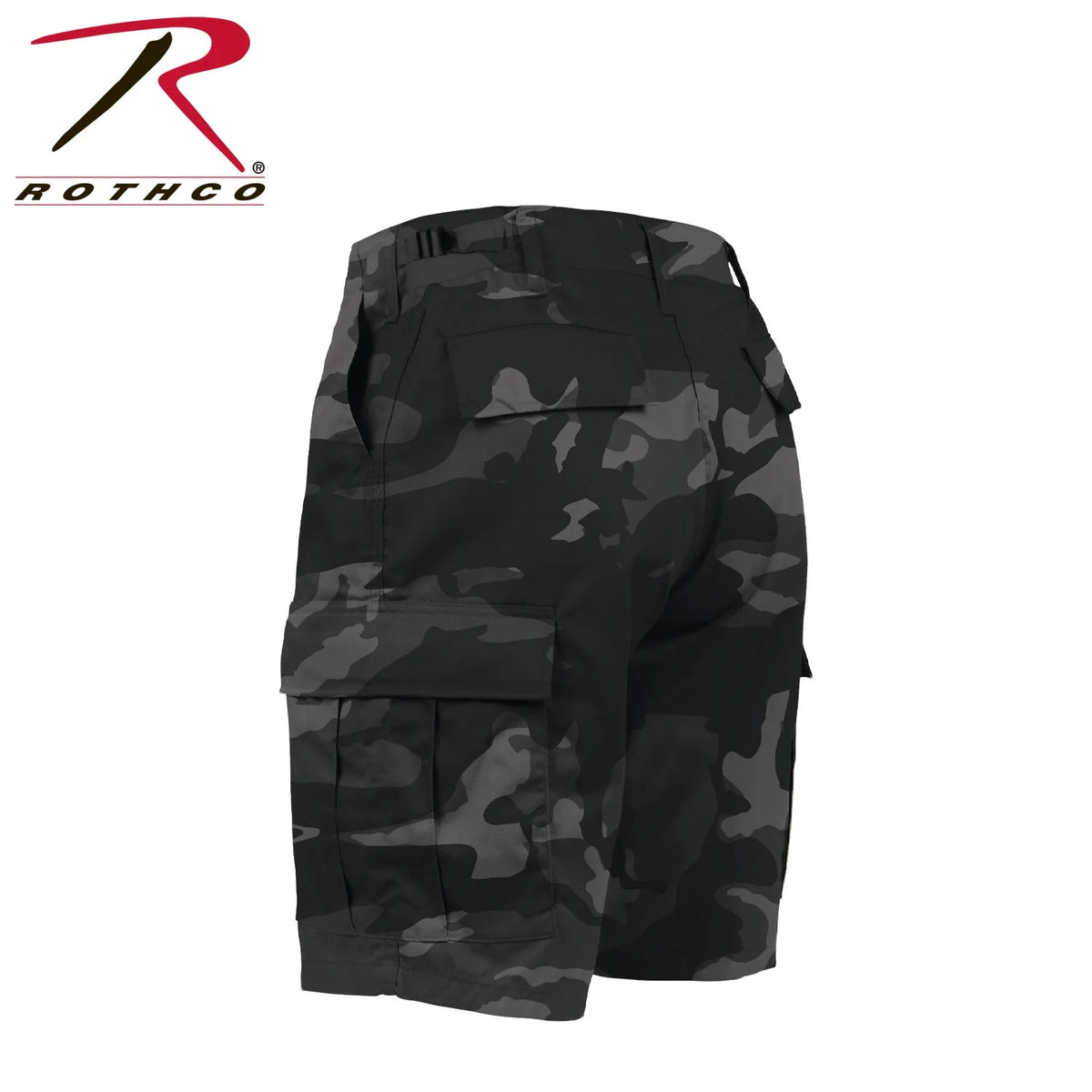 Black Camo BDU Shorts P9611