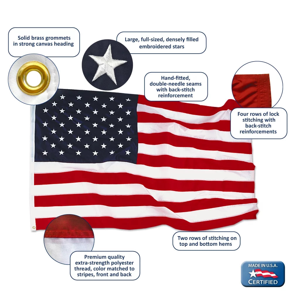 American Flag 4x6 ft. Nylon D4523