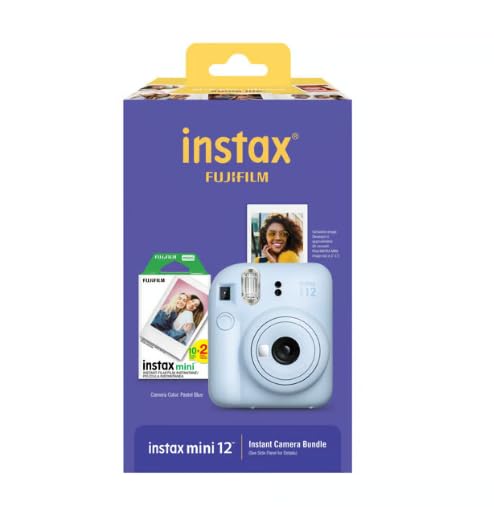 Blue Instant Camera with 20 Sheets Film V56032
