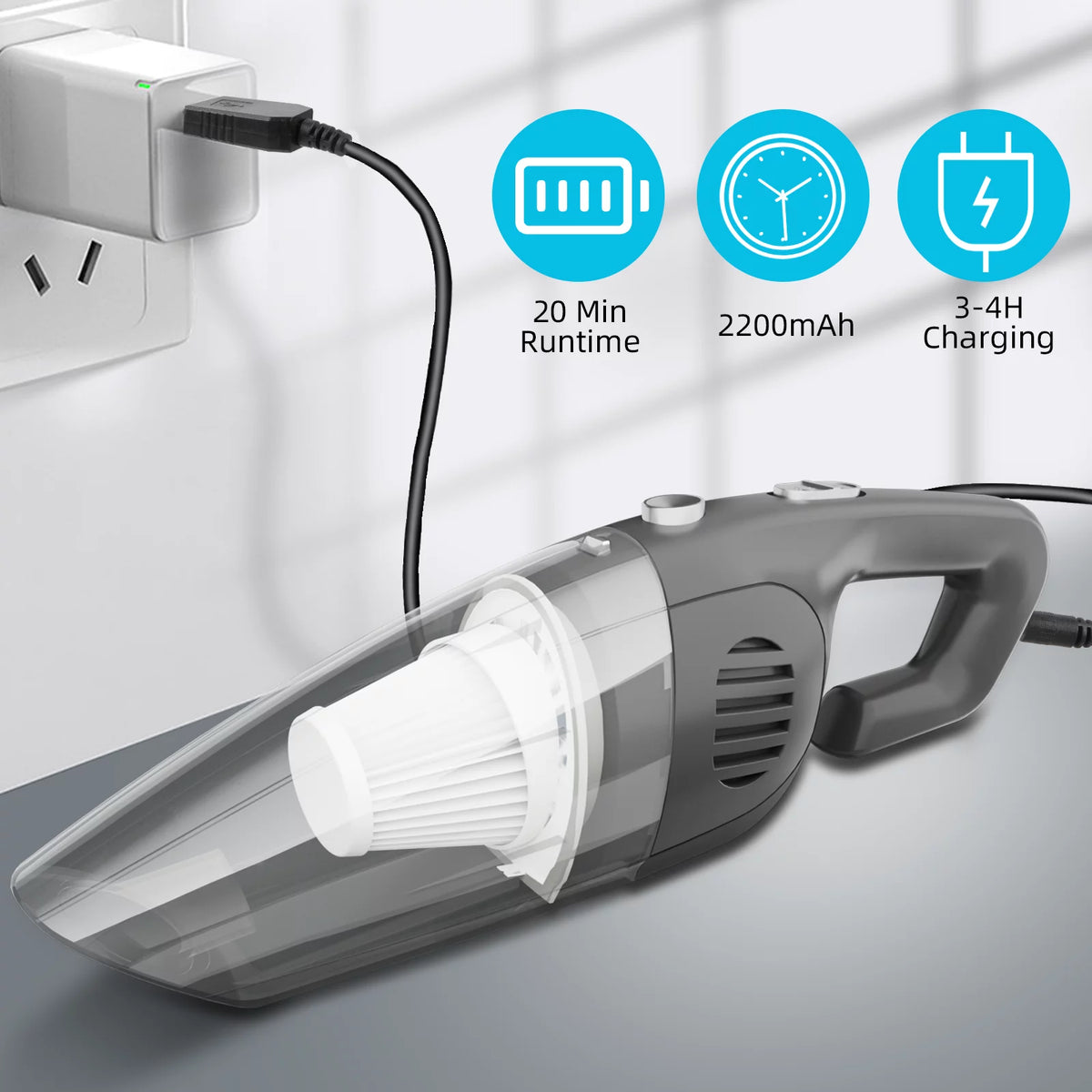 Cordless Handheld Car Vacuum Cleaner N716