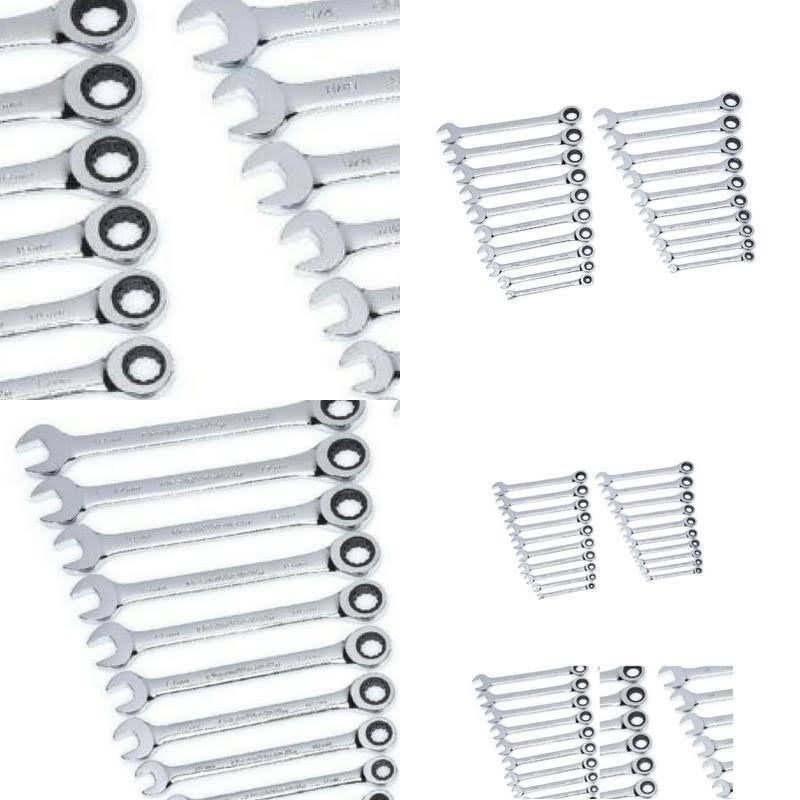 20-Piece Ratcheting Wrench Set SAE and Metric M37046