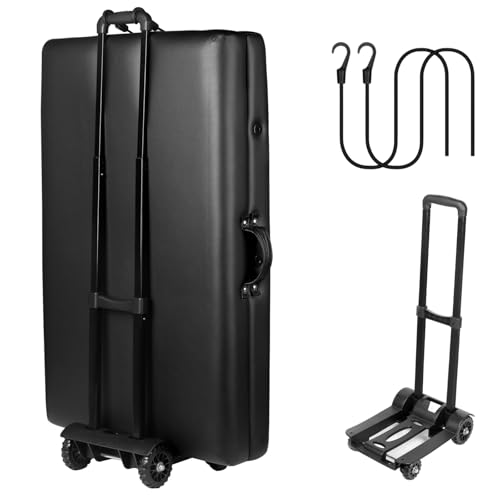 Portable Massage Table Cart with Wheels Foldable U186492