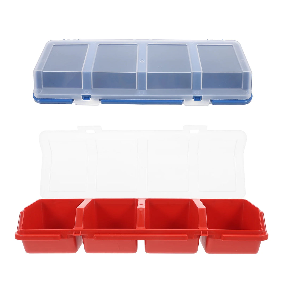 2 Pcs Screw and Nail Organizers Storage Parts Box C314