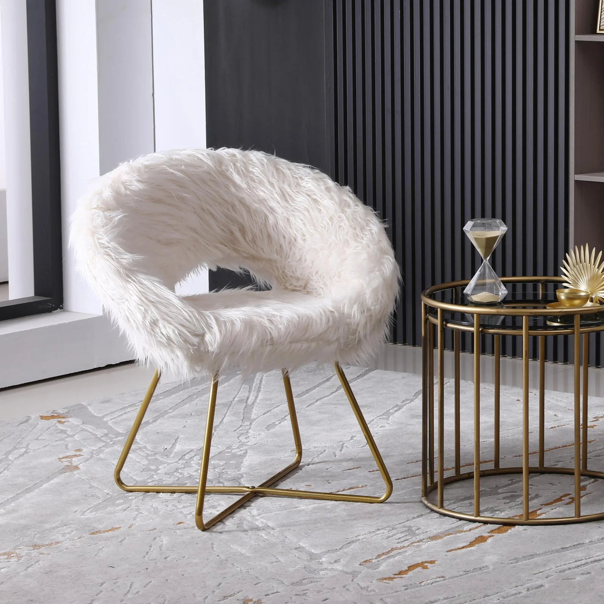 Off-White Bucket Chair H873960
