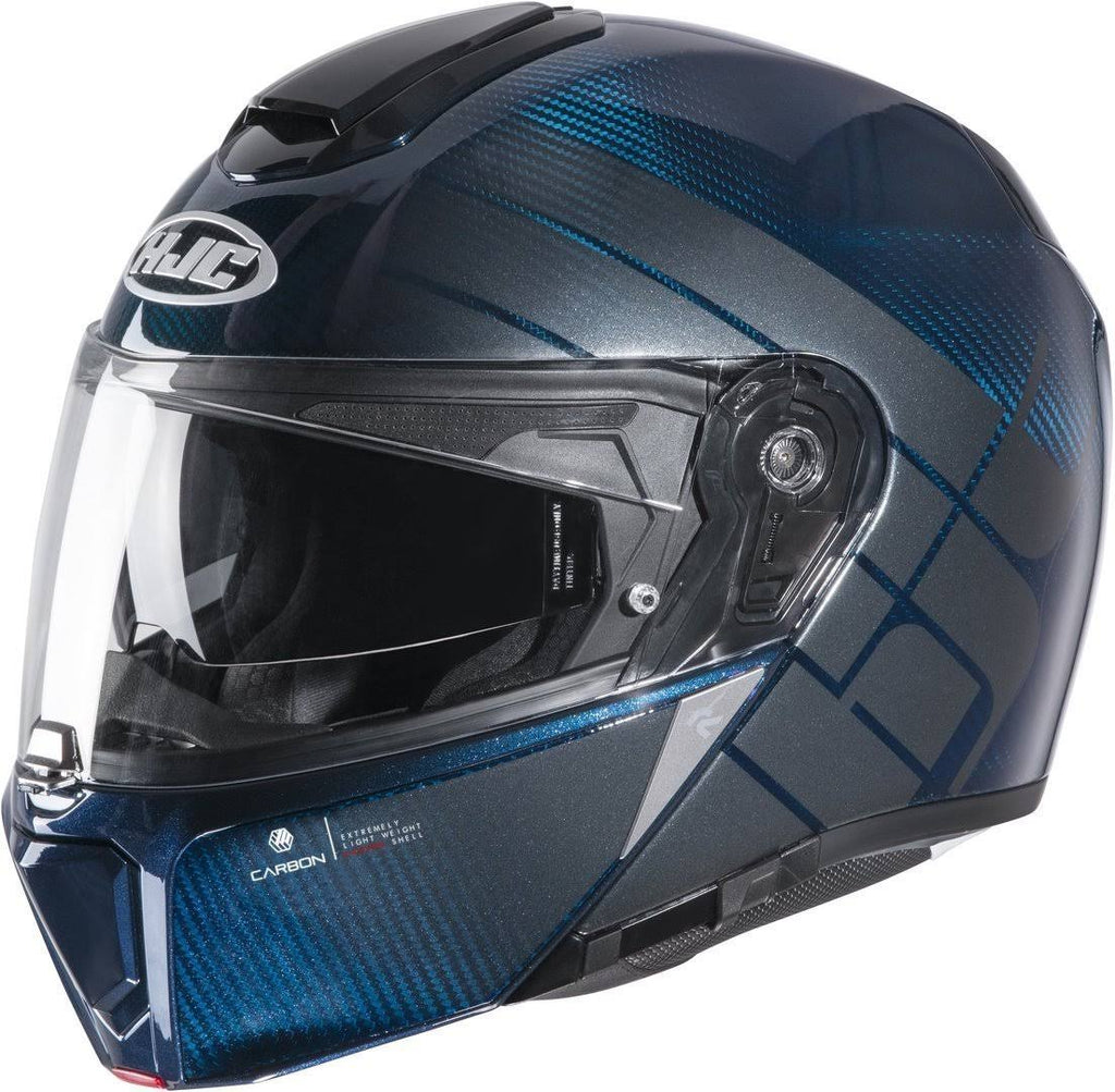 Blue Carbon Helmet Size S R910