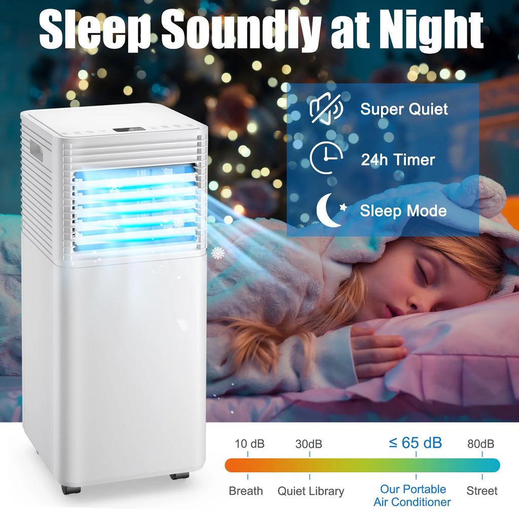 6000 BTU Portable Air Conditioner 3-in-1 Black K751920