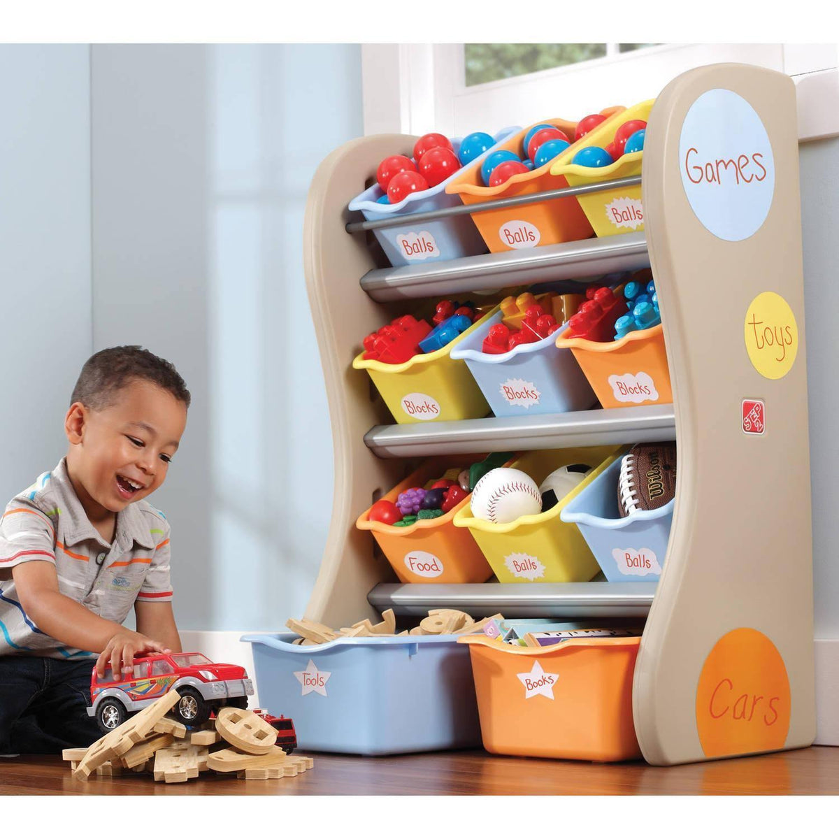 Tropical Toy Storage Bin Z1177