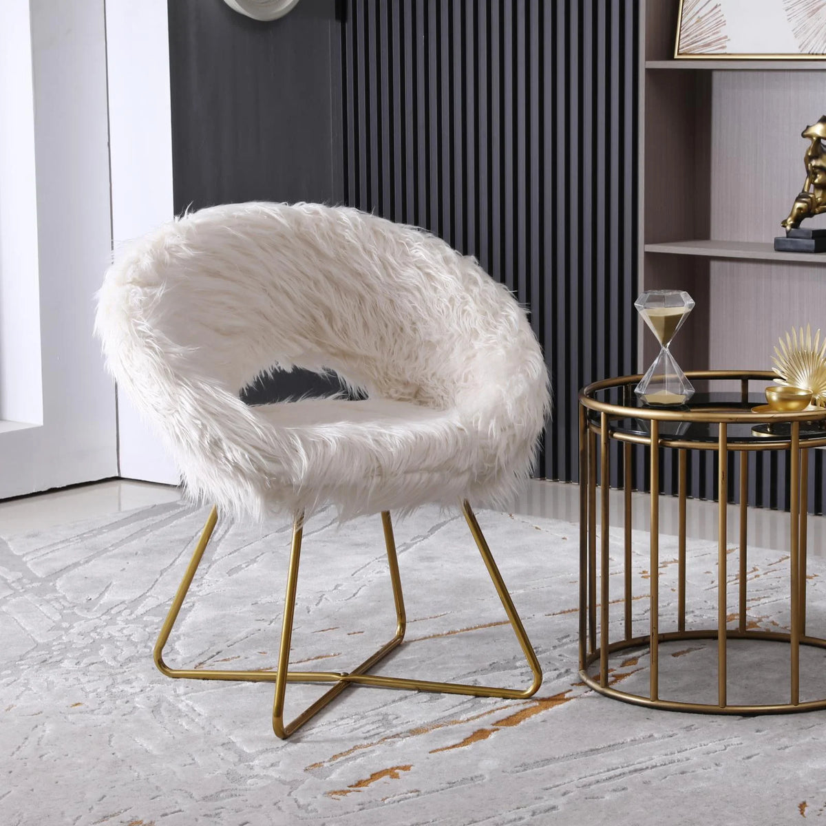 Off-White Bucket Chair H873960