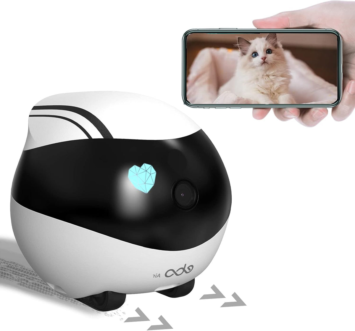 Remotely Moving Security Robot Pet Camera B280952