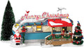 Snow Village Christmas Court Lit House S21678