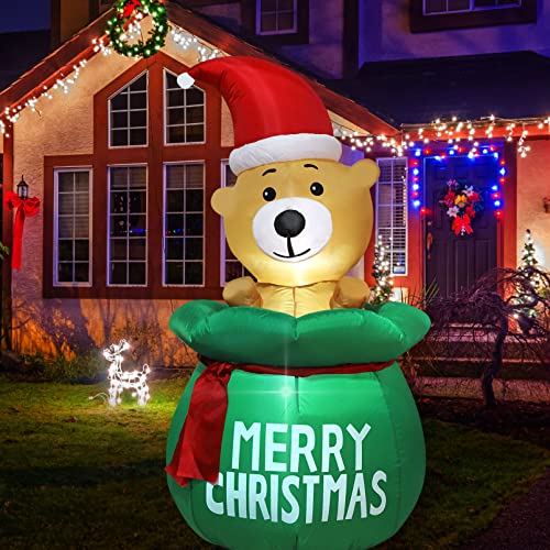 8 Feet Tall Lighted Inflatable Christmas Nutcracker Yard Decoration D1666