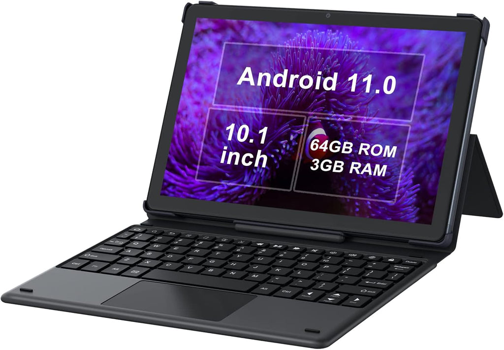 Android 11 Tablet 10.1 inch 2 in 1 Octa-Core 3GB RAM 64GB ROM with Keyboard Z774