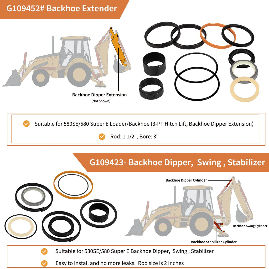 Hydraulic Cylinder Seals Kit U304178