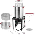 30 QT Turkey Fryer with Basket and Burner Set M2137