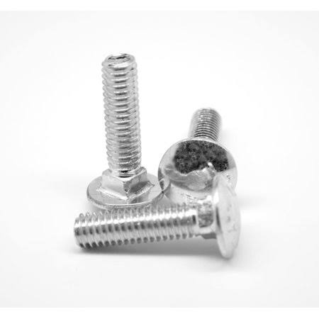 1/2 inch-13 x 2 inch Coarse Thread Grade 5 Carriage Bolt Medium Carbon Steel Zinc Plated Pk 100 F4815