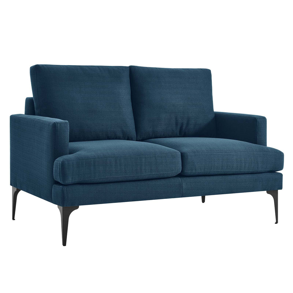 Azure Upholstered Fabric Loveseat G7699