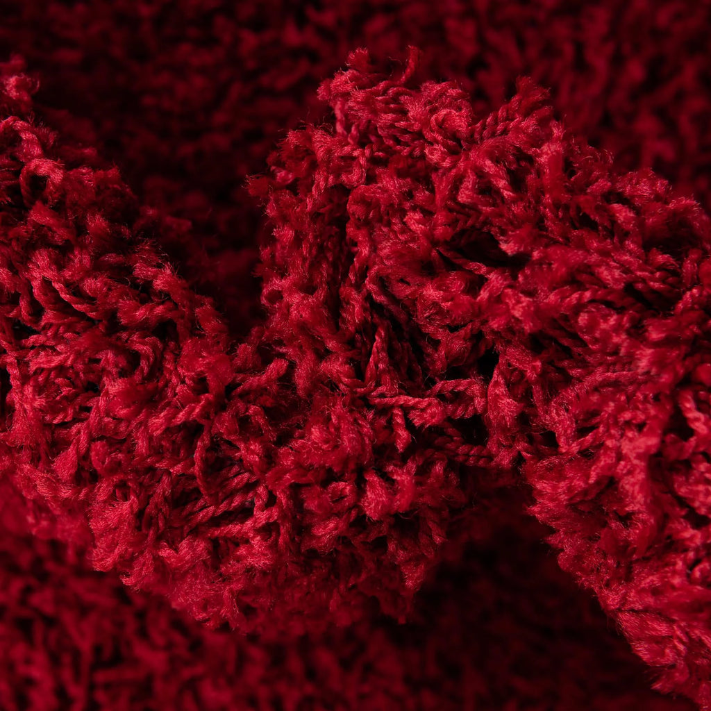 Cherry Red 7' x 10' Shag Rug H299
