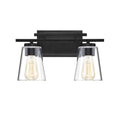 Black 2 Light Bath Bar D244132