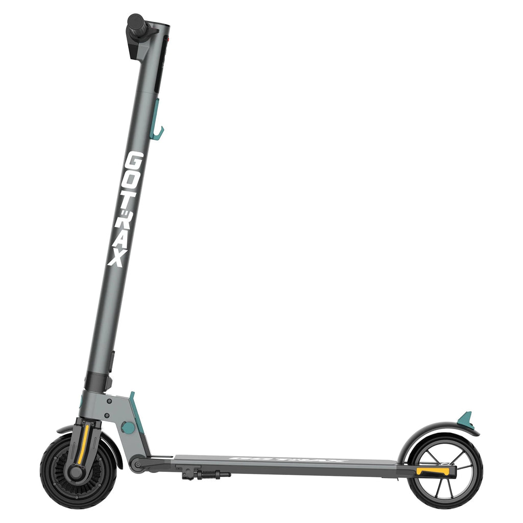 Gray Foldable Electric Scooter with 6 Tires Q242988