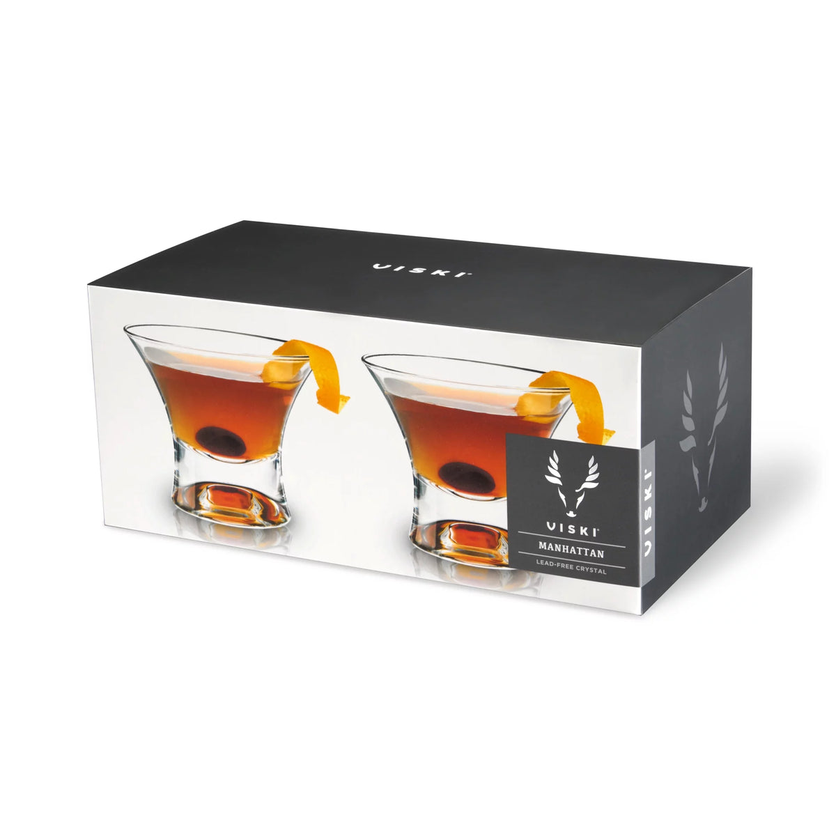 Heavy Base Crystal Manhattan Glasses Cocktail Glass Set L275124