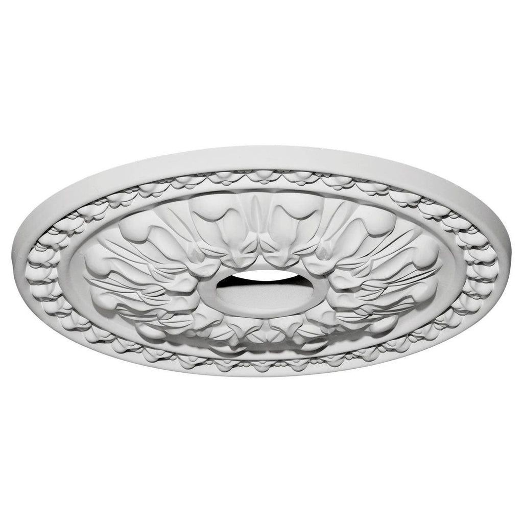 18x22OD x 3 1/2x22ID x 1 3/8x22P Hand-Painted Flash Copper Ceiling Medallion D1737