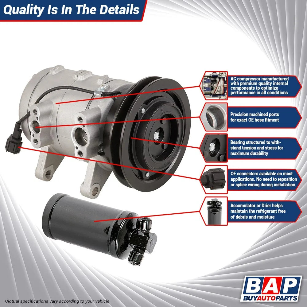 AC Compressor with A/C Drier Y6614