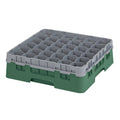 36-Compartment Glass Rack - Full Size - Sherwood Green A6389