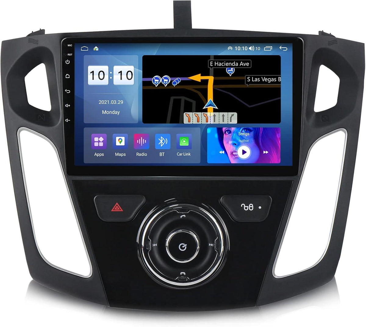 Android 10 Car Radio 9 inch IPS Touch Screen CarPlay Bluetooth A666
